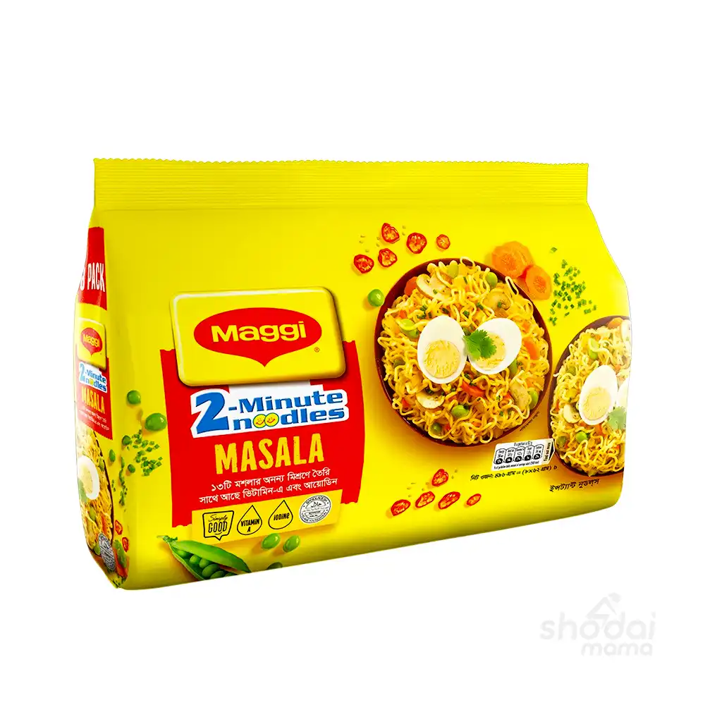 Nestle Maggi 2-Minute Masala Instant Noodles 8 Pack - 496gm